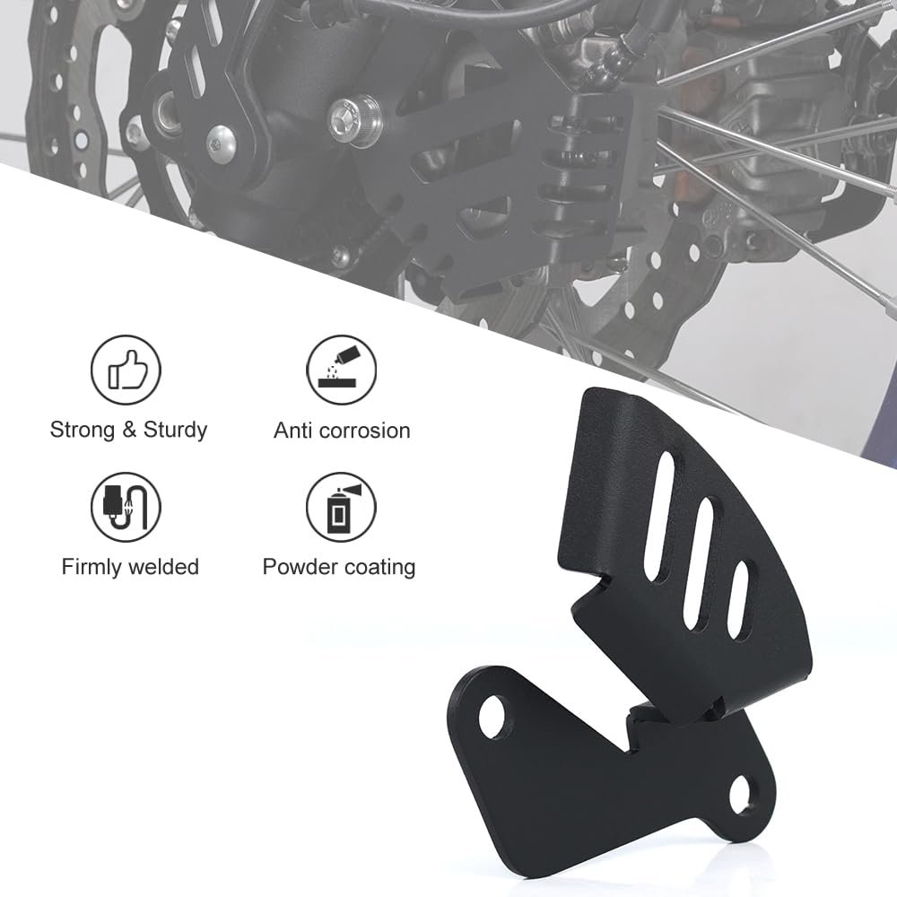 Rear Brake Caliper Guard Protector For Vulcan 650 S Abs Vn650 2017 2024 3mm Aluminum Motorcycle Cover