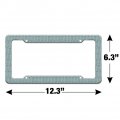 Artsy Arrows Hand Drawn Sketchy Pattern License Plate Tag Frame