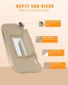 Ocpty Sun Visor Fit For 2005 2006 2007 2008 2009 2010 2011 2012 2013 Chevrolet Cruze With Sunroof Beigh Left Driver Side