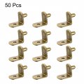 Uxcell Shelf Support Peg 5mm L-shaped Furniture Cabinet Closet Bracket Pegs With Hole For Kitchen Book Shelves Supplies Bronze