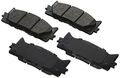 Centric 106 12930 Posi Quiet Premium Ceramic Disc Brake Pad Set For Select Lexus And Toyota Model Years 