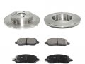 Rear Ceramic Brake Pad And Rotor Kit Compatible With 2006-2011 Buick Lucerne 