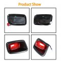 Wflnhb Rear Tail Light 2 Taillights Replacement For Ezgo Txt Golf Cart 1996-2014