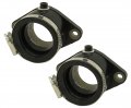 Two Left Carburetor Intake Manifold Boot W Clamp For Suzuki Gs850g 1980-1983