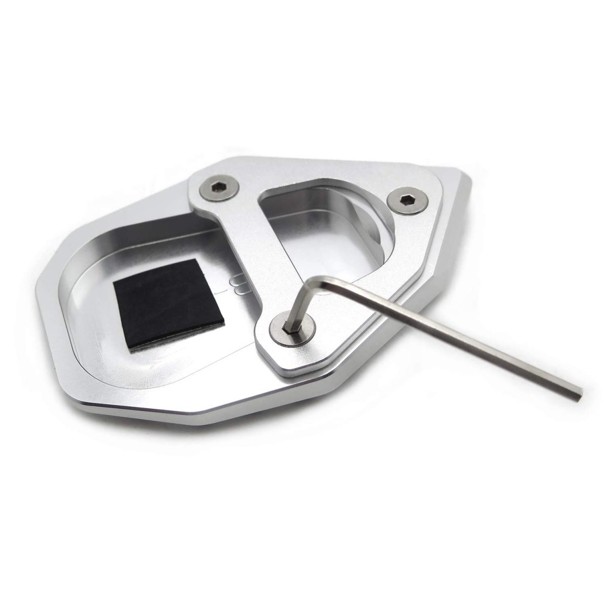 Httmt- Gzsp-jd-025- Motorcycle Cnc Kickstand Side Stand Enlarger Pad For Bimmer R Nine T 2017-2019 18 See Fitment