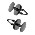 Multi Purpose Bumper Push Rivets Fastener For Chevy Silverado 15 2014 2015 2016 2017 2018 Black Nylon 0 63 In Face Diameter 0 