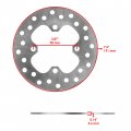 Caltric Front Brake Caliper With Disc And Studs Compatible Honda Fourtrax Rancher Trx420fa 2014-2022