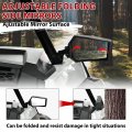 Sautvs Side Mirrors Rearview Kit For Polaris Rzr 900 Trail Folding Center Convex Rear View Mirror S 1000 Premium Ultimate