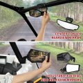 Sautvs Side Mirrors Rearview Kit For Polaris Rzr 900 Trail Folding Center Convex Rear View Mirror S 1000 Premium Ultimate