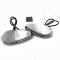 Led Signal Snow Style Engraved Chrome Mirror Block Off Base Plates For 00-08 R1 Yzf-r1 Billet Aluminum Mt222-011a-tf 