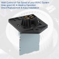 Acropix Hvac Temp Control Blower Motor Resistor Module Fit For Hyundai Accent Pack Of 1 Black
