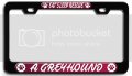 Eat Sleep Rescue A Greyhound Dogs Pets Bl 3d Metal License Plate Frame Auto Suv Truck Tag Holder S91 