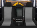 Carscover Custom Fit 2014-2020 Toyota Tundra Pickup Truck Neoprene Car Rear 60 40 Seat Covers With Armrest Gray Black Sides