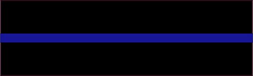 10in X 3in Blue Lives Matter Magnet Thin Line Car Vehicle Magnets By Stickertalk