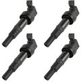 Set Of 4 Ignition Coil Packs Fits 2013-2014 For Dodge Attitude 1 L4 Pack Replaces Uf929
