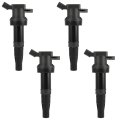 Set Of 4 Ignition Coil Packs Fits 2013-2014 For Dodge Attitude 1 L4 Pack Replaces Uf929