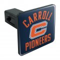Carroll University Pioneers Logo Tow Trailer Hitch Cover Plug Insert 1 4 Inch 25