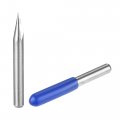 Uxcell Wood Engraving Bit Solid Carbide 3 175mm 1 8 Shank 30 Degree 0 1mm Tip Cnc Router Tool For Acrylic Pvc Mdf Pcb Carving