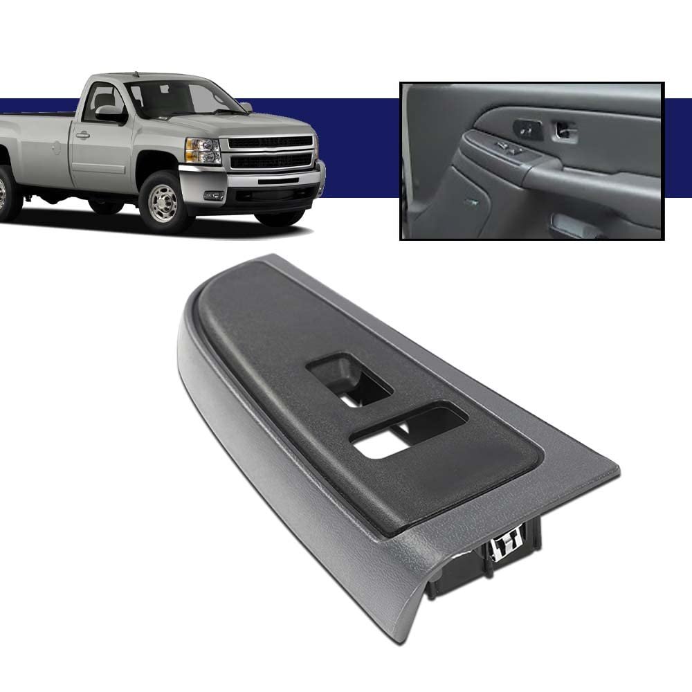 Window Switch Bezel Cover Passenger Side For Chevy Silverado Gmc Sierra 2003-2007 Fit Avalanche Tahoe Yukon Xl 2004-2006