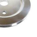 Demotor Performance Polished Aluminum Single Groove Crankshaft Pulley Crank Swp For Small Block Chevy 283-350 Short Water Pump 