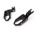 Motorcycle Footpeg Front Rider Touring-type With 40mm-extension For Ducati Scrambler Flat Track Pro 2016-2019 Black