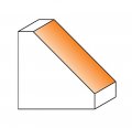 836 920 45 Degrees Chamfer Bit 1 2 In Shank Carbide Tipped 1 75 Diameter And 5 8 Cutting Depth With Bearing Orange Shield 