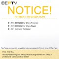 Ocpty 1 Remotes Key Fob For Chevy Traverse Blazer Trailblazer 2018-2020 Hyq4ea