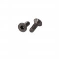 Uxcell M2x6mm Metal Nickle Plated Grade 10 9 Flat Head Hex Socket Cap Screw Bolt 50pcs
