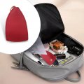 Car Pu Leather Pull Out Key Bag Large Capacity Storage Cover With Hook For Most Cars Red 2 Pack