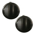 Fog Light Cover Pair For Chevy Tahoe 2007 2014 Front Driver And Passenger Side Round Black Plastic Replacement Gm1038110 