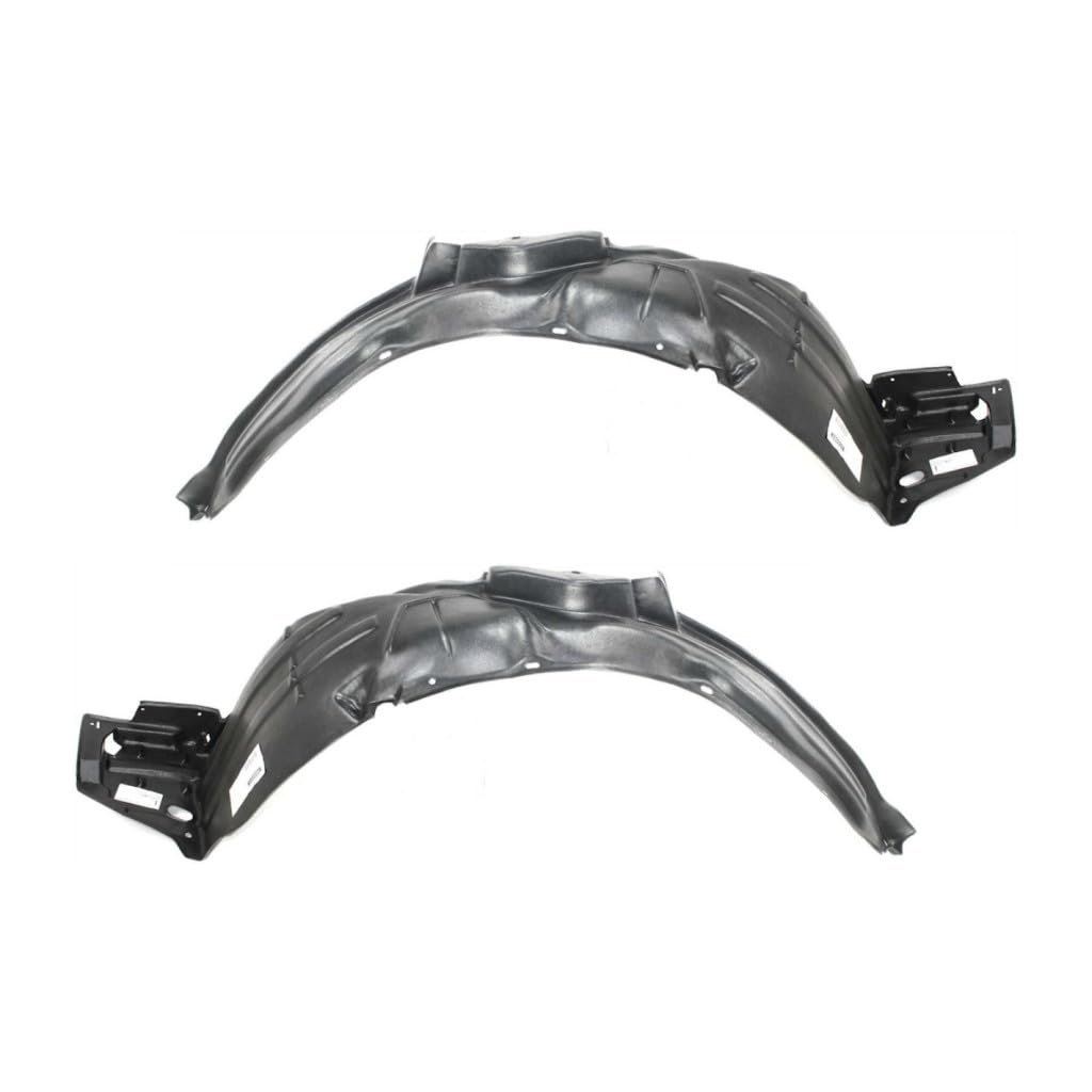 Honda Fit 2007 2008 Fender Liners Front Driver And Passenger Side Pair Excluded Insulation Foam Replacement For Ho1251112