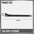 Side Skirt Extension For Honda Civic Sedan 4 Door 2016 2017 2018 2019 2020 2021 Including Si Model Not Fit 2 Or Type-r