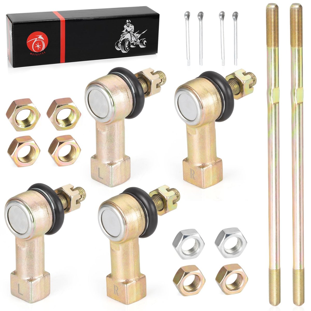 Left And Right Tie Rod Ends Kit For Honda Trx400ex 1999 2008 Trx400x 2009 2014 Part Number 53158 Hn1 003