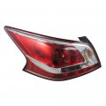 Driver Side Tail Light Assembly For 2013 Nissan Altima 4 Door Sedan Halogen Brake With Wiring Harness And Bulbs Clear Red 