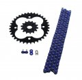 Fits Honda 400x Trx400x 520-94 Blue Non O Ring Chain Sprocket Black 14 36