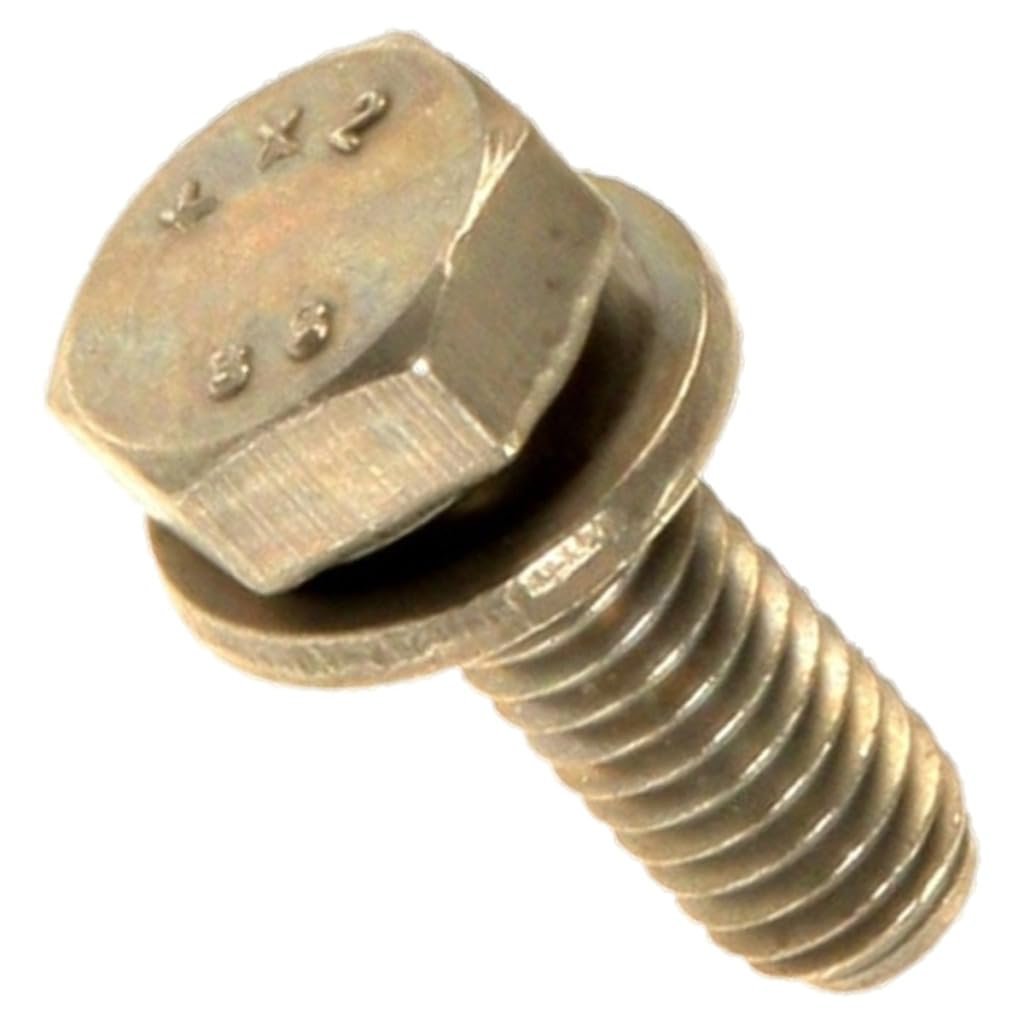 Hex Cylinder Head Bolt With Washer For 2001 To 2006 Bmw 325xi 330xi 6 By 16 Mm 10 Size Alloy Steel Black Finish