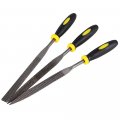 4 160mm Mini Assorted Hand File Wood Rasp Set Metal Filing Needle Tools With Rubber Handle 6pcs