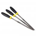 4 160mm Mini Assorted Hand File Wood Rasp Set Metal Filing Needle Tools With Rubber Handle 6pcs