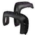 Fender Flares For 2007 2013 Chevy Silverado 1500 5 8 Ft Short Bed Crew Cab Textured Riveted Style Black Wheel Protector Cover 4 