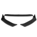 Auto Dynasty 3pcs Car Front Bumper Lip Spoiler Wing Body Kit Compatible With Mazda 6 2019-2021 Matte Black