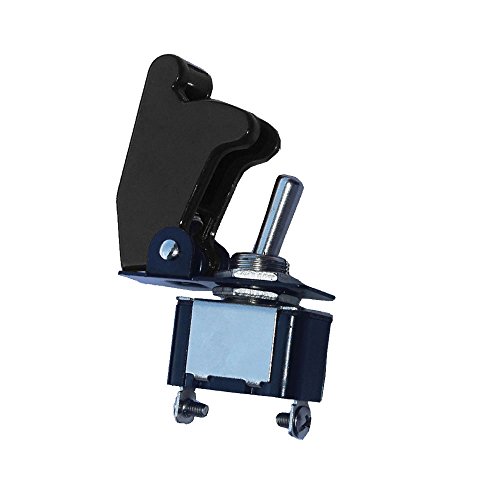 E Supporta 12v 20a Black Cover Rocker Toggle Switch Spst On Off Car Truck Boat 2pin Pack Of 5
