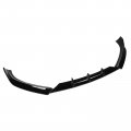 Ocpty 3pcs Glossy Black Front Bumper Lip Compatible With 2013-2017 For Audi S5 2015-2016 A5