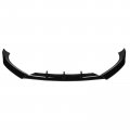 Ocpty 3pcs Glossy Black Front Bumper Lip Compatible With 2013-2017 For Audi S5 2015-2016 A5