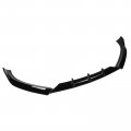 Ocpty 3pcs Glossy Black Front Bumper Lip Compatible With 2013-2017 For Audi S5 2015-2016 A5
