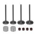 2pcs Intake Exhaust Valve Kit With Stem Seal Lifter For Honda Crf250r Crf250x 2004-2017 O E M 14721-krn-670 14711-krn-670 