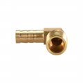 Brass Barb Hose Fitting 90 Degree Elbow 10mm Barbed To G3 8 Male Pipe Adapter Connector 2pcs