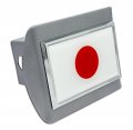 Elektroplate Apan Chrome Nissh Ki Flag Hinomaru Land Of The Rising Sun All Metal Brushed Hitch Cover For Trucks And Suvs Fits 