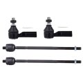 4 Piece Front Inner And Outer Tie Rod End Kit Ev286 Es2382 For 1994 To 1999 Toyota Celica Hatchback Coupe Convertible 