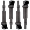 Ignition Coil Coils Pack Fits 0221504470 Uf592 For Bwm 328i 325i X5 528i X3 335i 525i 530i 535i 545i 745li 750li X6 Set Of 4