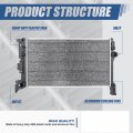 Dpi 13699 Factory Style 1-row Cooling Radiator Compatible With Volvo Xc90 2 0l Hybrid Turbo 2016-2021 Aluminum Core